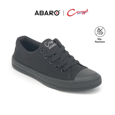 ABARO x CANGGIH 7811AC Black School Shoes Canvas Secondary Unisex